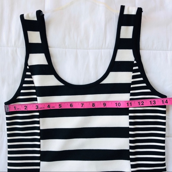 Sanctuary Clothing Dress Black White Stripe size S - Picture 5 of 7
